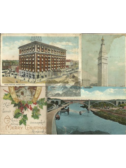 USA 1920 / 1922 postcards (4 db)