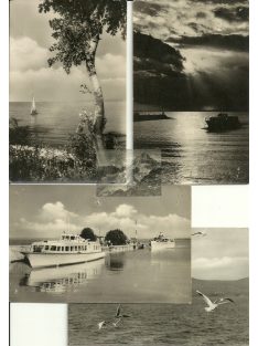 Üdvözlet a Balatonról (4 db) képeslapok / postcards