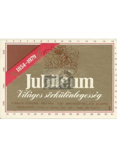 Jubileum sör - címke