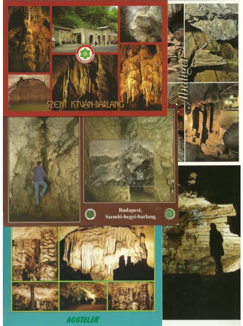 Hazai barlangok képeslapok (10 db)