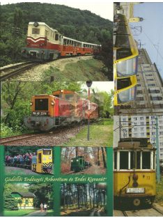   Vasút-, Kisvasút-, Közlekedési eszköz képeslapok (30 db)