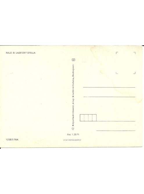 Kellemes húsvéti ünnepeket! (B. Lazetzky Stella) képeslap