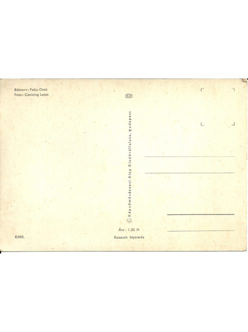 Bábterv: Foky Ottó képeslap