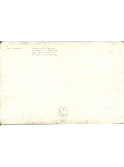 Jaroslav Čermák, 1910-es évek, képeslap