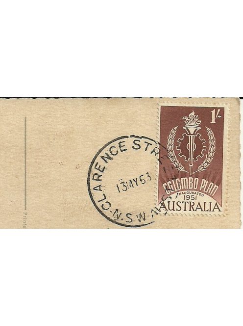 Képeslap Ausztrália, 1963_2