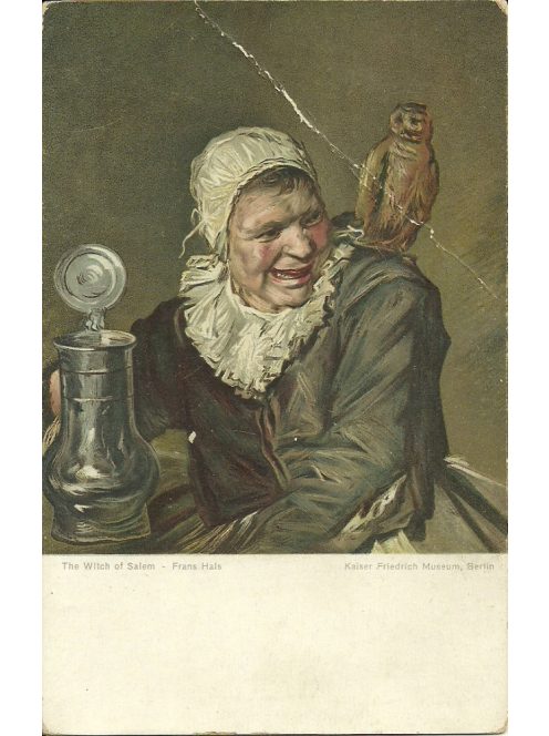 Frans Hals - The wich of Salem képeslap, 1910-es évek