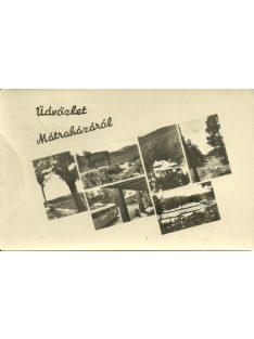   Üdvözlet Mátraházáról képeslap 1957 / MÁTRAHÁZA postcard