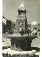 Pécs Zsolnay kút képeslap 1960-as évek / PÉCS postcard