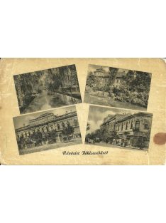   Üdvözlet Békéscsabáról képeslap 1950-es évek / BÉKÉSCSABA postcard