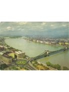 Budapest Látkép képeslap 1960-as évek / BUDAPEST postcard