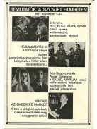 Bemutatók a szovjet filmhéten képeslap 1971