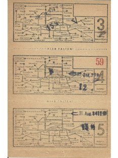 S-FAHRTEN-KARTE 1937