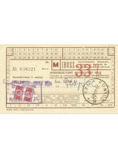 Déli pályaudvar - Fonyód személyvonat menetjegy 1970