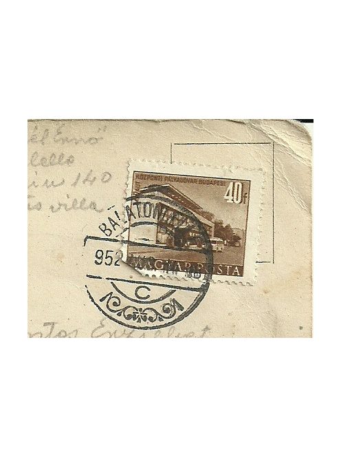 Üdvözlet a Balatonról 1952 / BALATON postcard