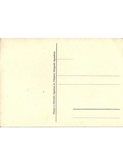 Délvidéki Egyetemi és Főiskolai Hallgatók Egyesületének képeslapja