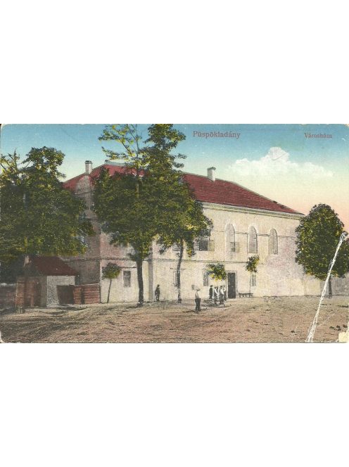 Püspökladány Városháza képeslap / PÜSPÖKLADÁNY postcard