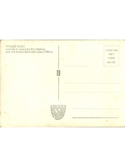 Magas-Tátra képeslap