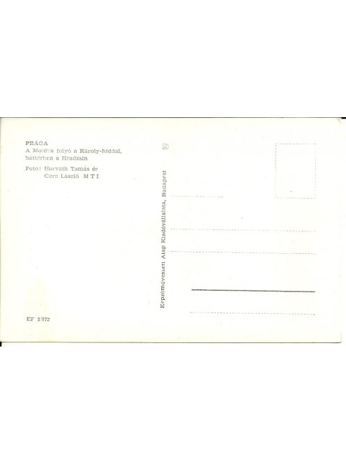 Prága képeslap / PRÁGA postcard