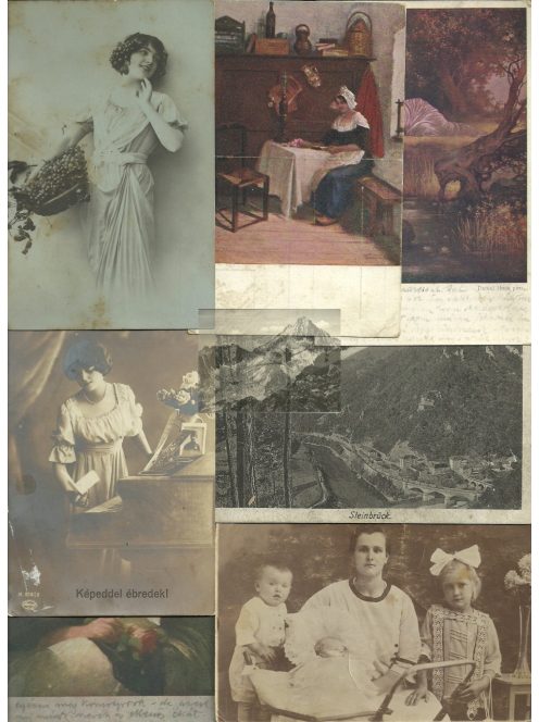 Képeslapok az 1910-es évekből (6 db)