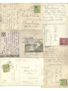 Képeslapok az 1910-es évekből (6 db)