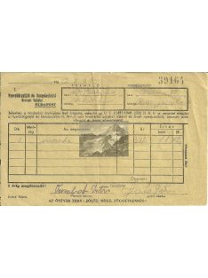   Nyersbőrgyűjtő és Kereskedelmi Nemzeti Vállalat jegy, 1950