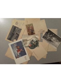   12 db régi (1950-es és 1960-as évek) Karácsonyi és újévi képeslap 