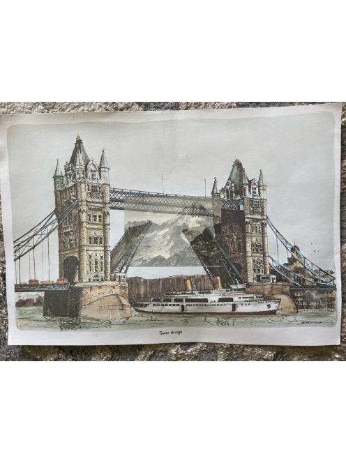 London nevezetességei 5db A4-es színes