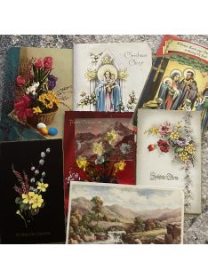 Külfüldi retro üdvözlőlapok 11 db