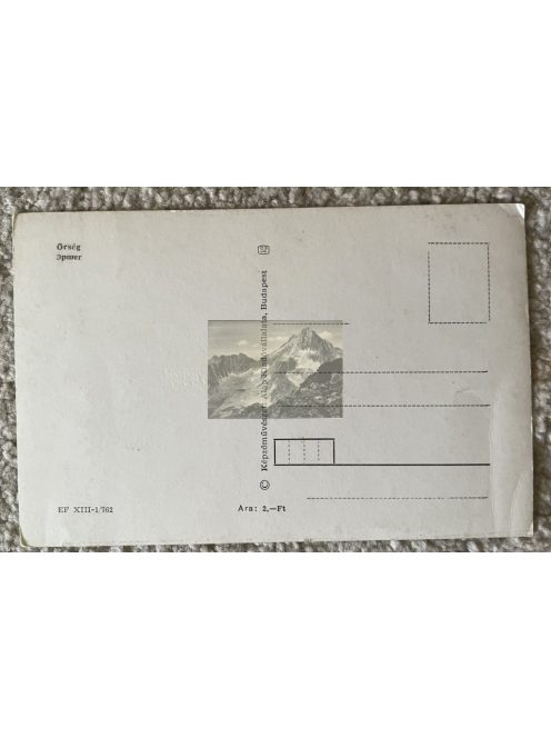 Őrség, retro képeslap