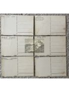 HOLLÓS ENDRE, Antik SZÍNES FESTMÉNY NYOMATA képeslapok 