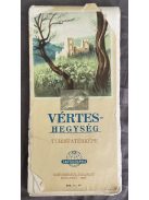 Vértes-hegység turistatérképe 1966.