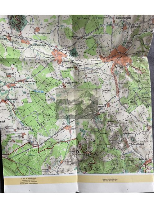 A Bakony Túristatérképe 