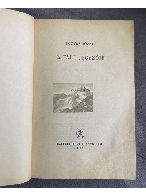 Eötvös József: A falu jegyzője 1962.