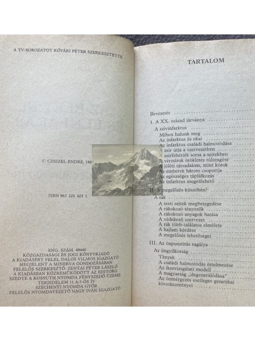 Dr. Czeizel Endre: "Az élet él és élni akar"