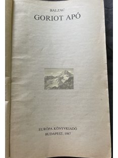 Honoré de Balzac: Goriot apó