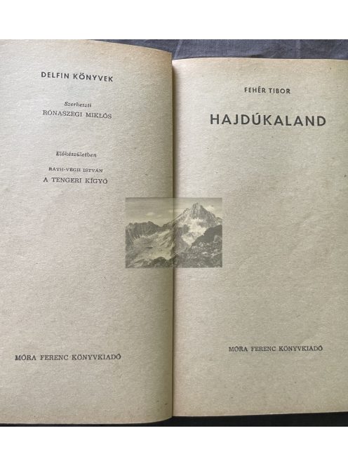 Fehér Tibor: Hajdúkaland, Delfin könyvek