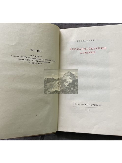 Clara Zetkin: Visszaemlékezések Leninre