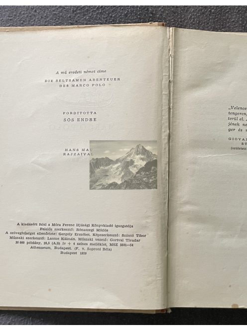 Willi Meinck: Marco Polo kalandos ifjúsága