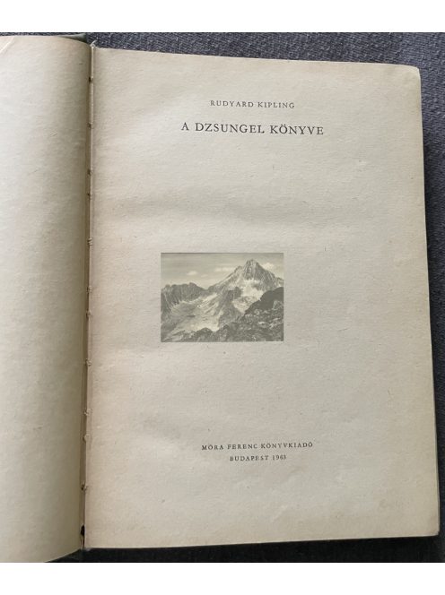 Rudyard Kipling: A dzsungel könyve