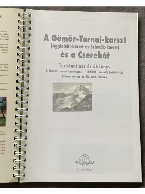 A Gömör-Tornai-karszt és a Cserehát turistakalauz és útikönyv