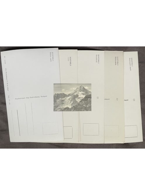 Keszthely képeslap, 7db