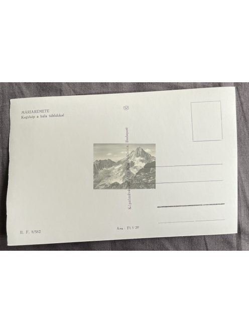Máriaremete, Kegykép a hála táblákkal képeslap