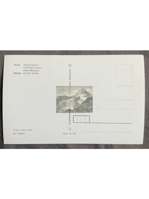 Ibafa Pipamúzeum képeslap,  3db