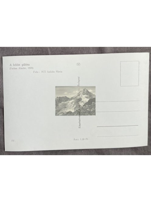 A lelőtt pilóta képeslap