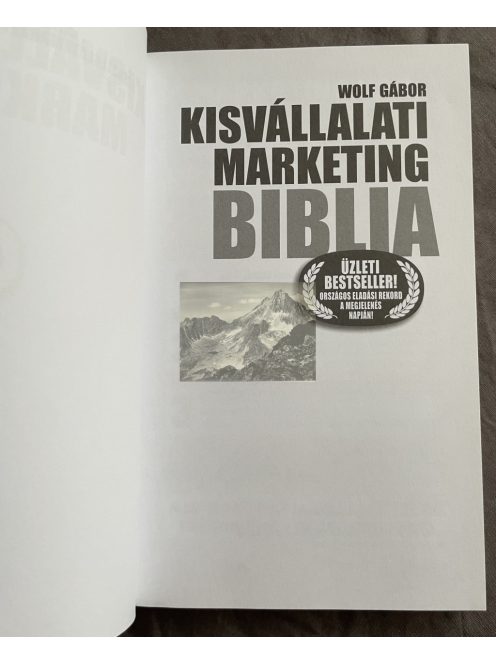 Wolf Gábor: Kisvállalati marketing biblia