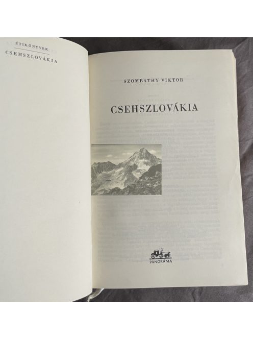 Szombathy Viktor: Csehszlovákia - Útikönyvek