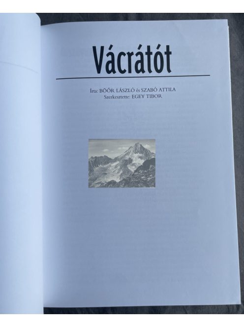 Böőr László, Szabó Attila: Vácrátót (Száz Magyar Falu Könyvesháza)