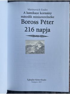   Marinovich Endre: A kamikaze kormány második miniszterelnöke