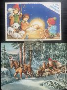 Karácsonyi képeslapok gyűjteménye, 500+ db