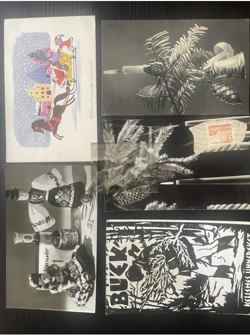 Karácsonyi képeslapok gyűjteménye, 500+ db